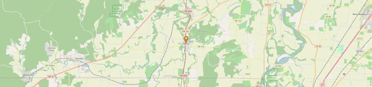 Amity Mobile Home Installation Map Oregon