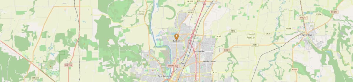 Keizer Mobile Home Installation Map Oregon