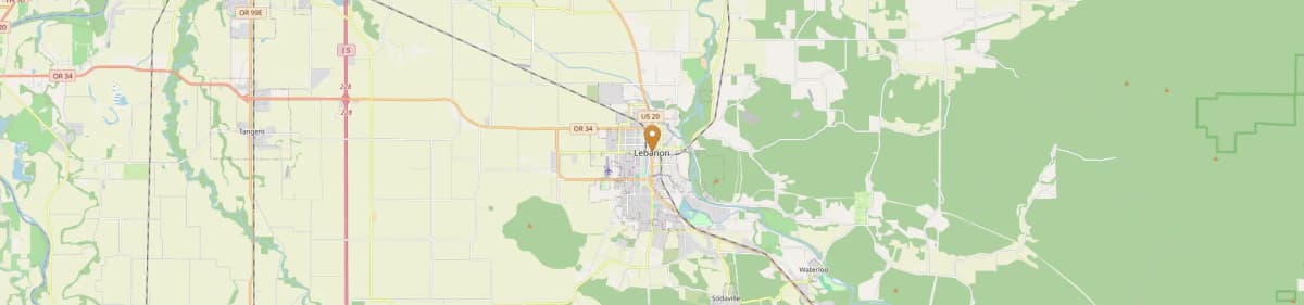 Lebanon Mobile Home Installation Map Oregon