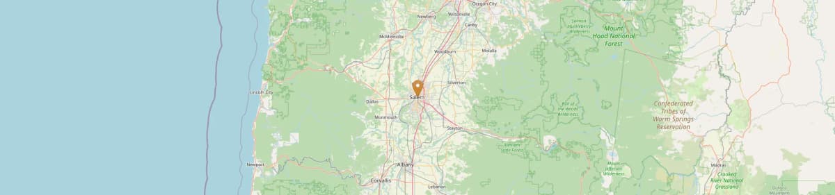 Marion County Manufactured Home Service Area Map Oregon