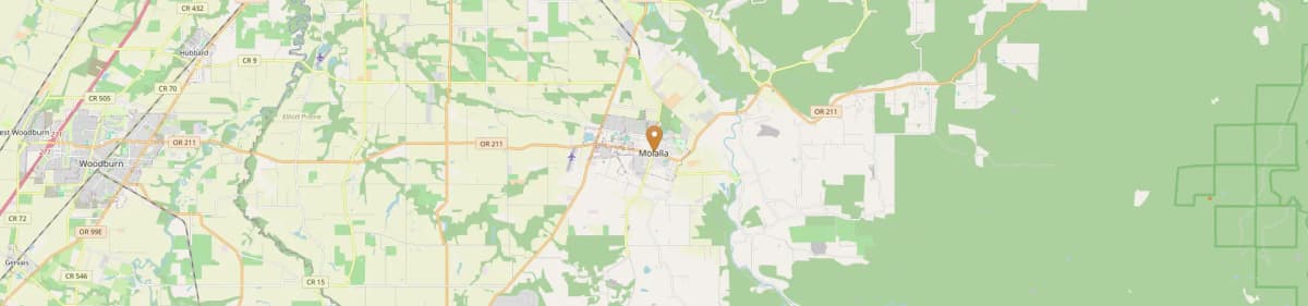 Molalla Mobile Home Installation Map Oregon