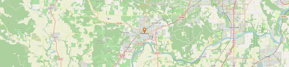 Newberg Mobile Home Installation Map Oregon