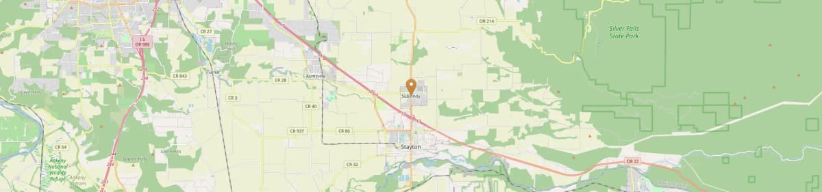 Sublimity Mobile Home Installation Map Oregon