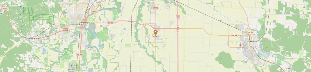 Tangent Mobile Home Installation Map Oregon